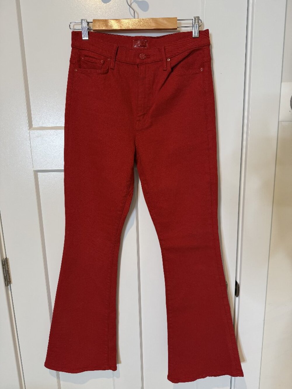 Red Mother Bootcut Pant Size 29